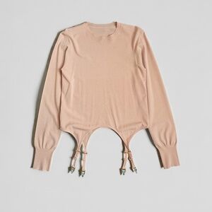 DION LEE garter shirt